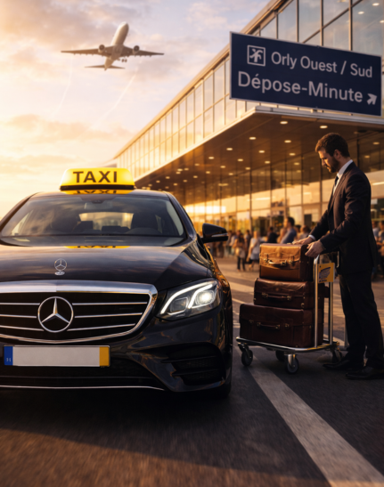 Taxi Beauvais Orly : dépose-minute rapide et fiable à l'aéroport
